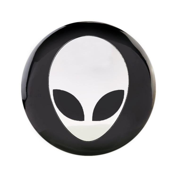 4 PCS Car-Styling Alien Pattern Metal Wheel Hub Decorative Sticker, Diameter: 5.8cm, Alien Pattern