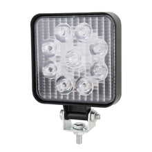Load image into Gallery viewer, DC 10-30V 27W 2500LM 6000K Waterproof Vehicle Car Boat Marine External Work Lights Emergency Lights 30 Degrees Adjustable Spot Light LED Car Bulbs with 9 Intense Wafer LED Lights, Spot Light+27W