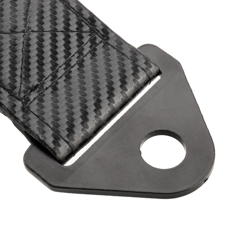 Car Universal Tow Strap Screw Hole Carbon Fiber Towing Rope, Screw Hole