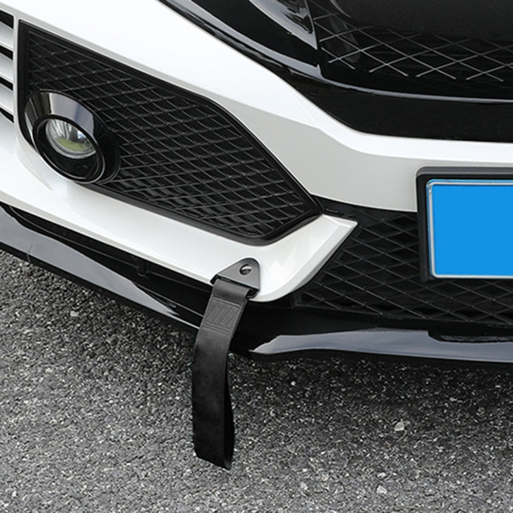 Car Universal Tow Strap Screw Hole Carbon Fiber Towing Rope, Screw Hole
