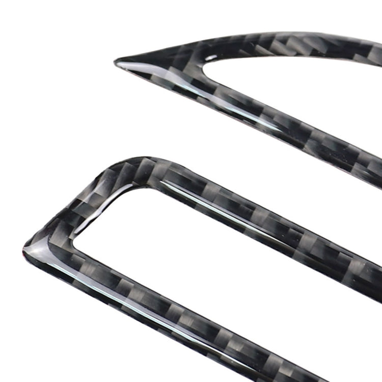 Car Carbon Fiber Air Outlet  Decorative Sticker for Volkswagen Golf 7 2013-2017, Left Drive, Air Outlet