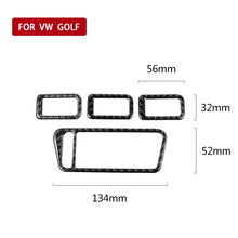 Load image into Gallery viewer, Car Carbon Fiber Window Lift Panel Decorative Sticker for Volkswagen Golf 7 2013-2017, Left Drive, Window Lift Panel