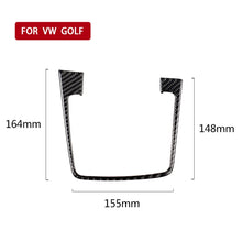 Load image into Gallery viewer, Car Carbon Fiber Gear Position Panel Frame Decorative Sticker for Volkswagen Golf 7 2018-, without Hole and Start and Stop, Left Drive, Gear Position