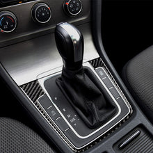 Load image into Gallery viewer, Car Carbon Fiber Gear Position Panel Frame Decorative Sticker for Volkswagen Golf 7 2018-, without Hole and Start and Stop, Left Drive, Gear Position
