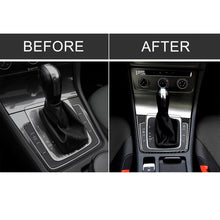 Load image into Gallery viewer, Car Carbon Fiber Gear Position Panel Frame Decorative Sticker for Volkswagen Golf 7 2018-, without Hole and Start and Stop, Left Drive, Gear Position