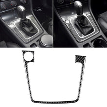 Load image into Gallery viewer, Car Carbon Fiber Gear Position Panel Frame Decorative Sticker for Volkswagen Golf 7 2013-2017, with Hole and Start and Stop, Left Drive, Gear Position Panel