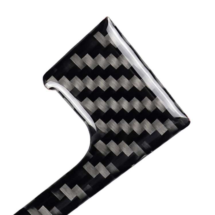 Car Carbon Fiber Gear Position Panel Frame Decorative Sticker for Volkswagen Golf 7 2013-2017, with Hole and Start and Stop, Left Drive, Gear Position Panel