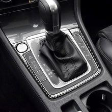 Load image into Gallery viewer, Car Carbon Fiber Gear Position Panel Frame Decorative Sticker for Volkswagen Golf 7 2013-2017, with Hole and Start and Stop, Left Drive, Gear Position Panel