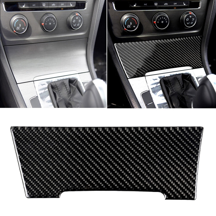 Car Carbon Fiber Cigarette Lighter Decorative Sticker for Volkswagen Golf 7 2013-2017, Cigarette Lighter