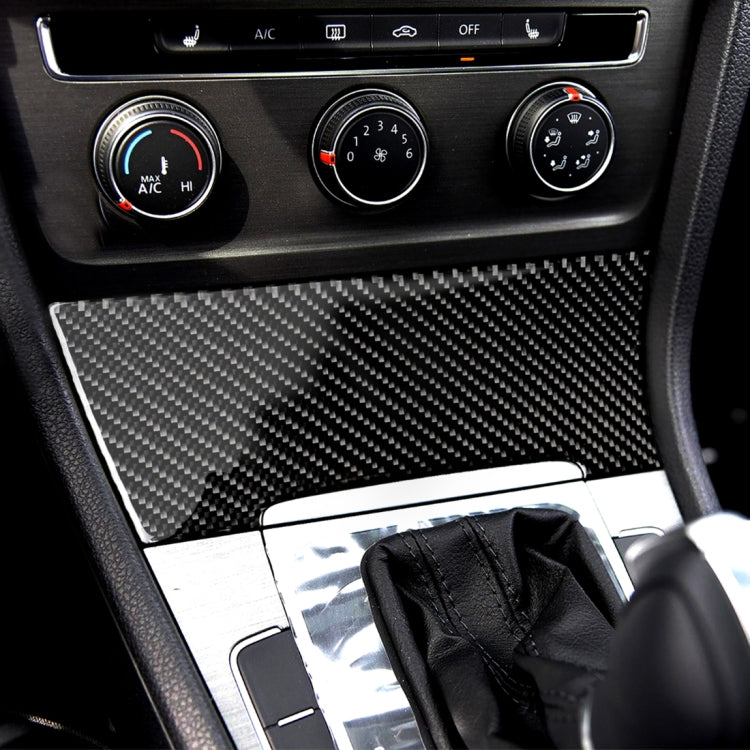 Car Carbon Fiber Cigarette Lighter Decorative Sticker for Volkswagen Golf 7 2013-2017, Cigarette Lighter