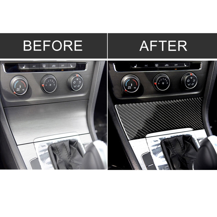 Car Carbon Fiber Cigarette Lighter Decorative Sticker for Volkswagen Golf 7 2013-2017, Cigarette Lighter