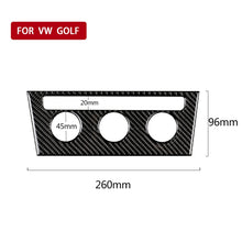 Load image into Gallery viewer, Car Carbon Fiber Air Conditioning Rotary Button Decorative Sticker for Volkswagen Golf 7 2013-2017, Air Conditioning Rotary Button
