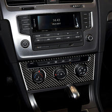 Load image into Gallery viewer, Car Carbon Fiber Air Conditioning Rotary Button Decorative Sticker for Volkswagen Golf 7 2013-2017, Air Conditioning Rotary Button
