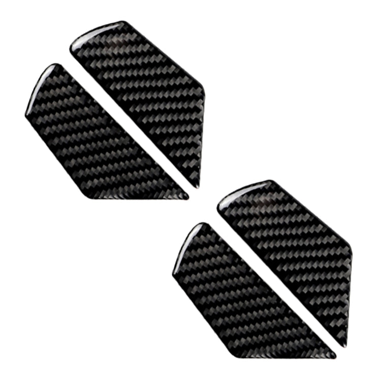 Car Carbon Fiber Door Inner Handle Wrist Panel Decorative Sticker for Volkswagen Golf 7 2013-2017, Door Inner Handle Wrist