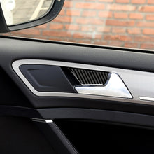 Load image into Gallery viewer, Car Carbon Fiber Door Inner Handle Wrist Panel Decorative Sticker for Volkswagen Golf 7 2013-2017, Door Inner Handle Wrist