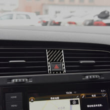 Load image into Gallery viewer, Car Carbon Fiber Emergency Light Frame Decorative Sticker for Volkswagen Golf 7 2013-2017, Left Drive, Emergency Light Frame
