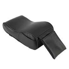 Load image into Gallery viewer, Universal Car PU Leather and Memory Foam Wrapped Armrest Box Car Armrest Box Mat with Phone Holder Storage Bag &amp; Card Slot, with Card Slot (Black), with Card Slot (Black Red), with Card Slot (Beige), with Card Slot (Brown)