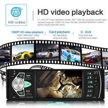 Load image into Gallery viewer, SWM-4022D HD 4.1 inch 12V Universal Car Radio Receiver MP5 Player, Support FM &amp; Bluetooth &amp; TF Card with Remote Control, SWM-4022D
