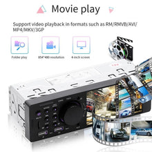 Load image into Gallery viewer, 7805 4.1 inch Universal Car Radio Receiver MP5 Player, Support FM &amp; Bluetooth &amp; TF Card with Remote Control, 7805