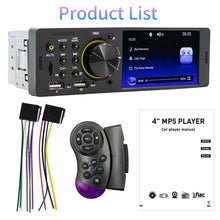 Load image into Gallery viewer, 7805 4.1 inch Universal Car Radio Receiver MP5 Player, Support FM &amp; Bluetooth &amp; TF Card with Remote Control, 7805