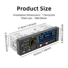 Load image into Gallery viewer, SWM-7805C 4.1 inch Touch Screen Universal Car Radio Receiver MP5 Player, Support FM &amp; Bluetooth &amp; TF Card with Remote Control, SWM-7805C