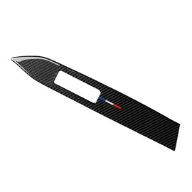 Car USA Color Carbon Fiber Dashboard Decorative Sticker for Ford Mustang 2015-2017, Left Drive, Dashboard