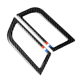 2 PCS Car USA Color Carbon Fiber Side Air Outlet Decorative Sticker for Ford Mustang 2015-2017, Side Air Outlet