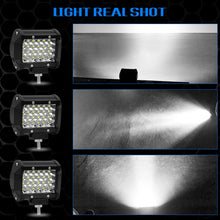 Load image into Gallery viewer, 4 inch 18W 1800LM 4 Row LED Strip Light Working Refit Off-road Vehicle Lamp Roof Strip Light, 4 inch 72W