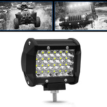 Load image into Gallery viewer, 4 inch 18W 1800LM 4 Row LED Strip Light Working Refit Off-road Vehicle Lamp Roof Strip Light, 4 inch 72W