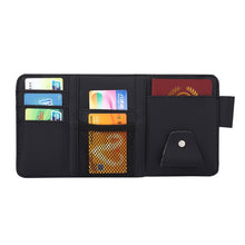 Load image into Gallery viewer, Universal Car Sun Visor Board Paper Tissue Box CD Storage Case Holder Card Bag Organizer, without Zipper  (Black), without Zipper (Yellow)
