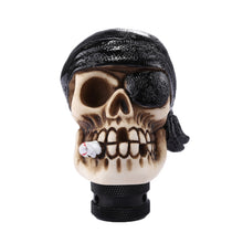 Load image into Gallery viewer, Pirate Skull Shaped Universal Vehicle Car Shifter Cover Manual Automatic Gear Shift Knob, Pirate Skull(Black), Pirate Skull(Red), Pirate Skull(White)