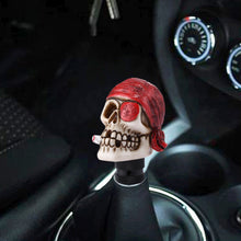 Load image into Gallery viewer, Pirate Skull Shaped Universal Vehicle Car Shifter Cover Manual Automatic Gear Shift Knob, Pirate Skull(Black), Pirate Skull(Red), Pirate Skull(White)