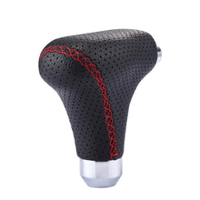 Load image into Gallery viewer, Universal Vehicle Car Black Leather Shifter Cover Manual Automatic Gear Shift Knob, Black Leather Shifter Cover