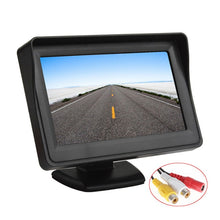 Load image into Gallery viewer, PZ-703 4.3 inch TFT LCD Car Rearview Monitor with Stand and Sun Shade, PZ-703