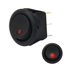 Load image into Gallery viewer, 20 Amp 12 Volt Triple Plugs LED ON OFF Rocker Power Switch