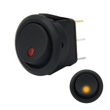 Load image into Gallery viewer, 20 Amp 12 Volt Triple Plugs LED ON OFF Rocker Power Switch