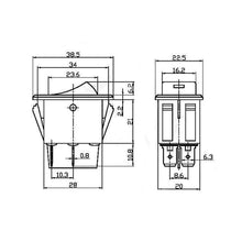 Load image into Gallery viewer, 30 Amp 12 Volt Four Plugs LED ON OFF Car Fog Light Switch