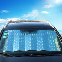 Load image into Gallery viewer, Sun Shade Three Compartments Car Windshield Visor Cover Block Front Window Sunshade UV Protect, Size: 140 x 70cm, 140*70cm