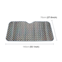 Load image into Gallery viewer, Sun Shade Three Compartments Car Windshield Visor Cover Block Front Window Sunshade UV Protect, Size: 140 x 70cm, 140*70cm
