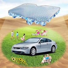 Load image into Gallery viewer, Sun Shade Three Compartments Car Windshield Visor Cover Block Front Window Sunshade UV Protect, Size: 140 x 70cm, 140*70cm