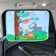 Load image into Gallery viewer, Car Large Rear Window Sunscreen Insulation Window Sunshade Cover, Size: 70*50cm, Pink Elephant, Little Fox, Underwater World, Deer, Good Friend, Bear, Yellow Penguin, Bears Homes, Happy Elephant, Small Fish, Happy Forest, Spectacle Bear, Snow Bear     ...