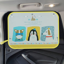 Load image into Gallery viewer, Car Large Rear Window Sunscreen Insulation Window Sunshade Cover, Size: 70*50cm, Pink Elephant, Little Fox, Underwater World, Deer, Good Friend, Bear, Yellow Penguin, Bears Homes, Happy Elephant, Small Fish, Happy Forest, Spectacle Bear, Snow Bear     ...