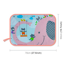 Load image into Gallery viewer, Car Large Rear Window Sunscreen Insulation Window Sunshade Cover, Size: 70*50cm, Pink Elephant, Little Fox, Underwater World, Deer, Good Friend, Bear, Yellow Penguin, Bears Homes, Happy Elephant, Small Fish, Happy Forest, Spectacle Bear, Snow Bear     ...