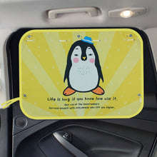 Load image into Gallery viewer, Car Large Rear Window Sunscreen Insulation Window Sunshade Cover, Size: 70*50cm, Pink Elephant, Little Fox, Underwater World, Deer, Good Friend, Bear, Yellow Penguin, Bears Homes, Happy Elephant, Small Fish, Happy Forest, Spectacle Bear, Snow Bear     ...