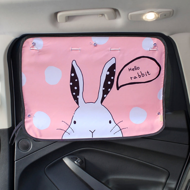 Car Large Rear Window Sunscreen Insulation Window Sunshade Cover, Size: 70*50cm, Pink Elephant, Little Fox, Underwater World, Deer, Good Friend, Bear, Yellow Penguin, Bears Homes, Happy Elephant, Small Fish, Happy Forest, Spectacle Bear, Snow Bear     ...