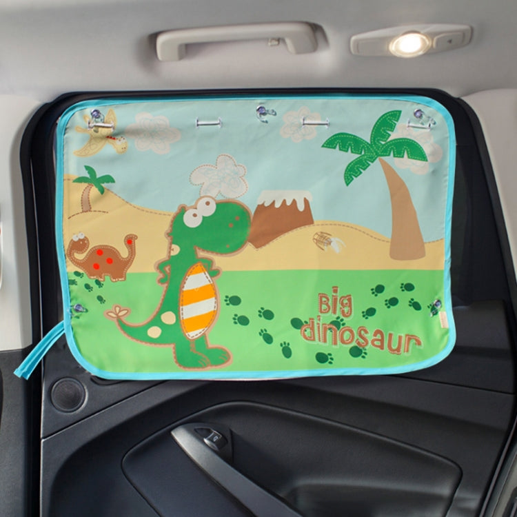 Car Large Rear Window Sunscreen Insulation Window Sunshade Cover, Size: 70*50cm, Pink Elephant, Little Fox, Underwater World, Deer, Good Friend, Bear, Yellow Penguin, Bears Homes, Happy Elephant, Small Fish, Happy Forest, Spectacle Bear, Snow Bear     ...