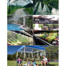 Load image into Gallery viewer, Outdoor Lawn Garden PE Mist Watering Line Misting Cooling System with 6 x Mist Nozzles, Length: 6m, Length: 6m