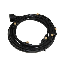 Load image into Gallery viewer, Outdoor Lawn Garden PE Mist Watering Line Misting Cooling System with 6 x Mist Nozzles, Length: 6m, Length: 6m