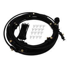 Load image into Gallery viewer, Outdoor Lawn Garden PE Mist Watering Line Misting Cooling System with 6 x Mist Nozzles, Length: 6m, Length: 6m