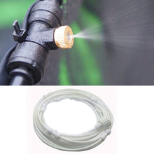Load image into Gallery viewer, Outdoor Lawn Garden PE Mist Watering Line Misting Cooling System with 6 x Mist Nozzles, Length: 6m, Length: 6m